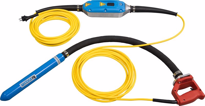 Stavvibrator m/ D-grep IVUR 58 III D m/80 cm slange