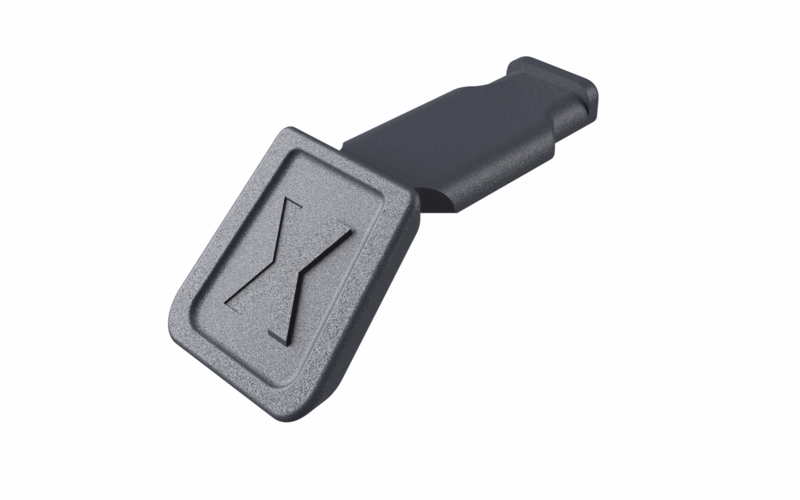 ColorCode Clips antracit, á 10 stk