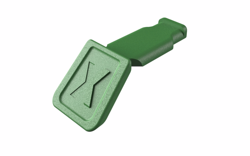 ColorCode Clips grøn, á 10 stk