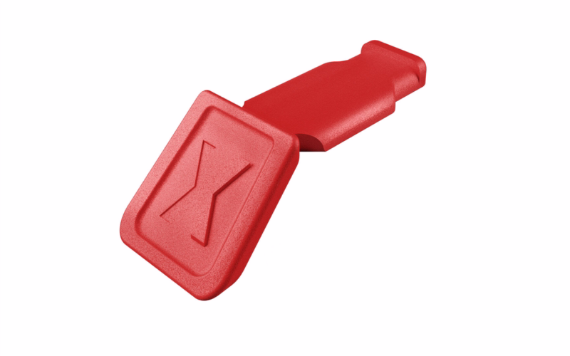 ColorCode Clips rød, á 10 stk