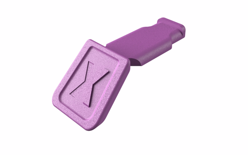 ColorCode Clips lilla, á 10 stk