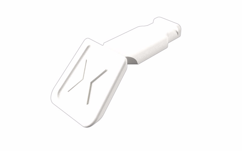 ColorCode Clips hvid, á 10 stk
