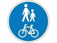 Påbudstavle Fællesti D27 Ø50cm