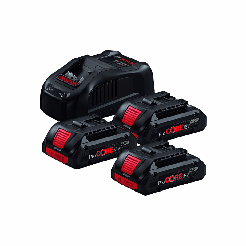 Batterisæt 18V 3 x 4,0 Ah