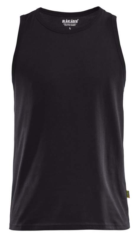 Tanktop 3511 Sort, str. 3XL