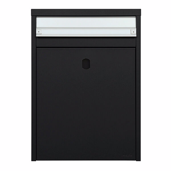 Postkasse Piano 350 sort u/Ruko-lås