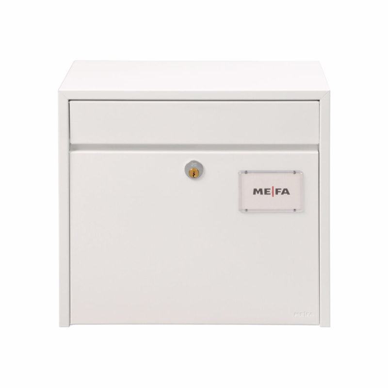 Postkasse Etude 900 hvid u/lås