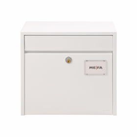 Renz - Postkasse Etude 900 hvid u/Ruko-lås