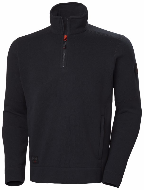Fleecetrøje m/lyn Kensington 72251 Black, str. XS