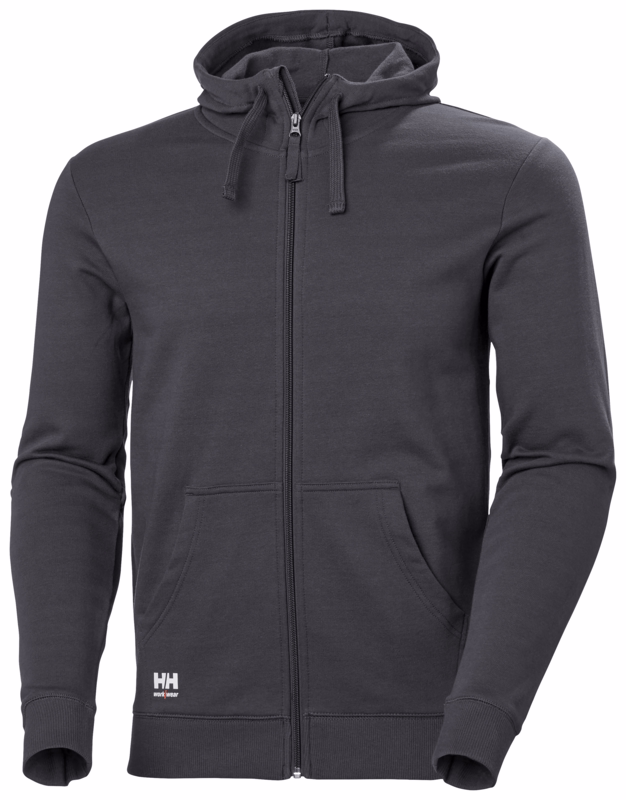 Hættesweatjakke Classic 79328 Dark grey, str. 2XL