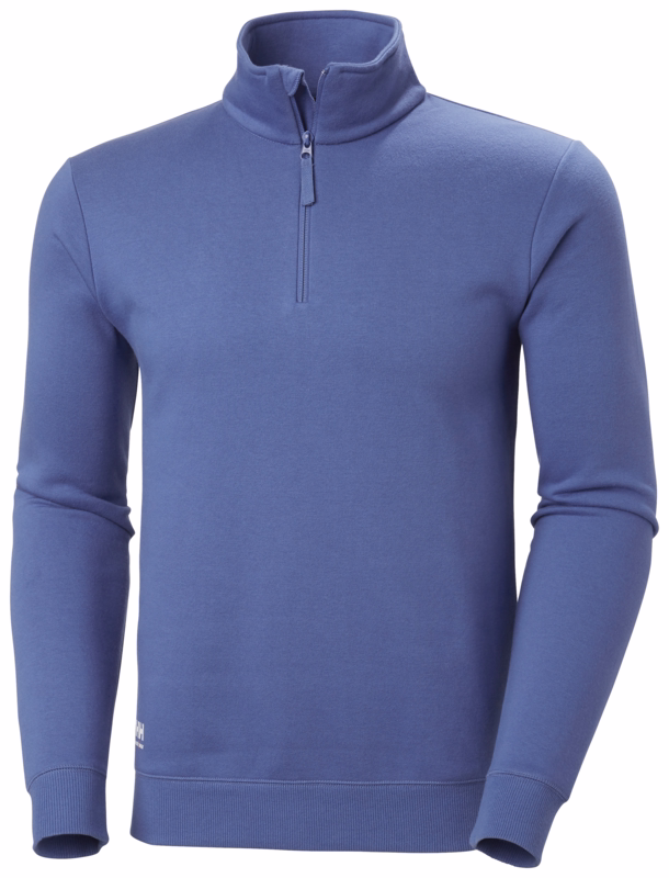 Sweatshirt m/lyn Classic 79325 Stoneblue, str. S