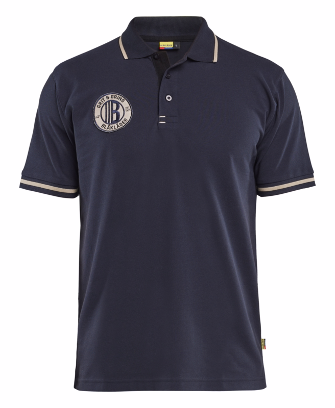 Poloshirt 9402 Grit&Grind Mørk Marineblå, str. M