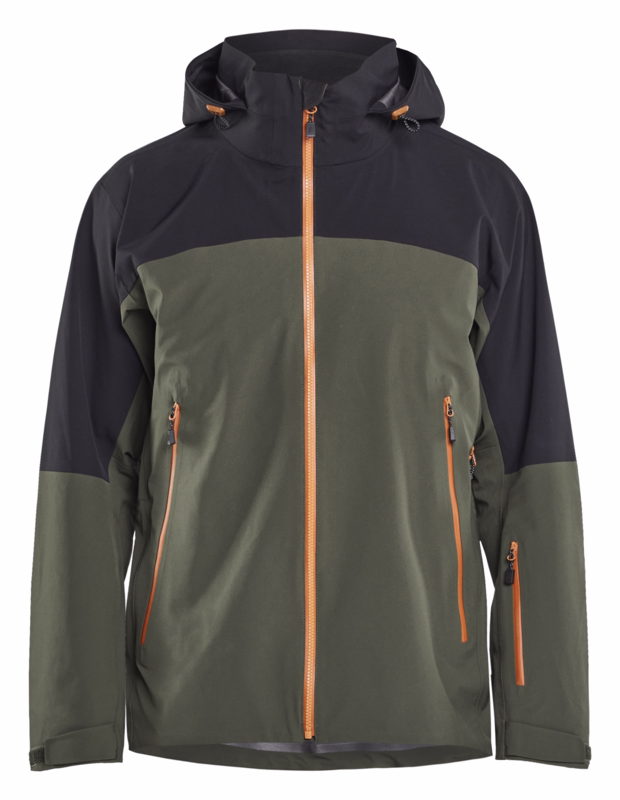 Skaljakke 4980 Skovgrøn/rust, str. M