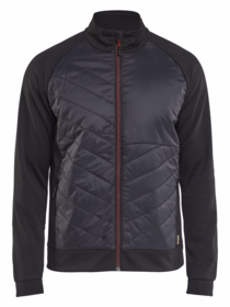 Blåkläder - Sweatjakke 3418 Sort/rød