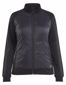 Blåkläder - Sweatjakke Dame 3419 Sort/Mørk grå