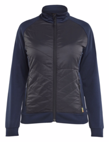 Blåkläder - Sweatjakke Dame 3419 Mørk Marineblå/Sort