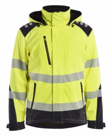 Blåkläder - Vintersoftshell jakke Hi-vis 4400 Gul/sort