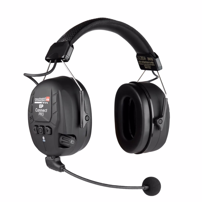Høreværn EP Connect Pro, Sort