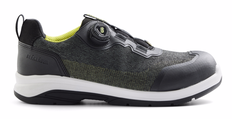 Sikkerhedssko 2438 Cradle Armygrøn/gul, str. 43