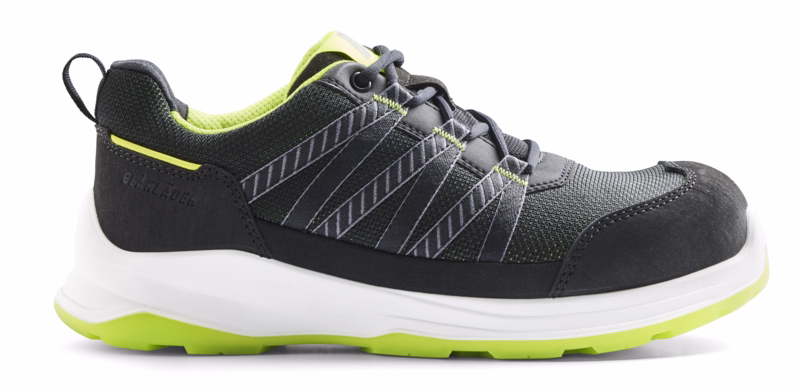 Sikkerhedssko 2402 Sprinter Sort/limegrøn, str. 40