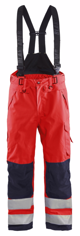 Skalbuks Hi-vis 1867 Rød/sort, str. D108