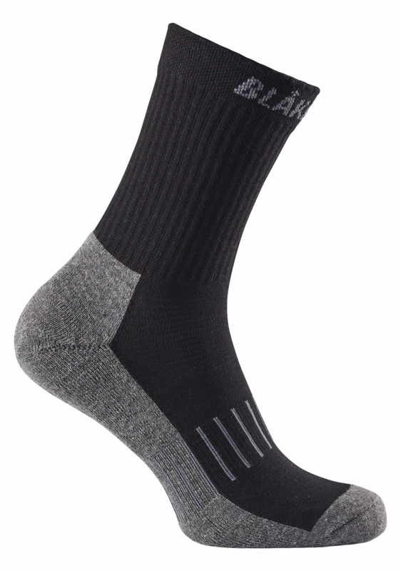 Strømper 2507 3-pak Sort/Mørk Grå, str. 43-45