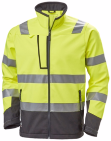 Helly Hansen - Softshelljakke Hi-vis 74095 Gul/sort