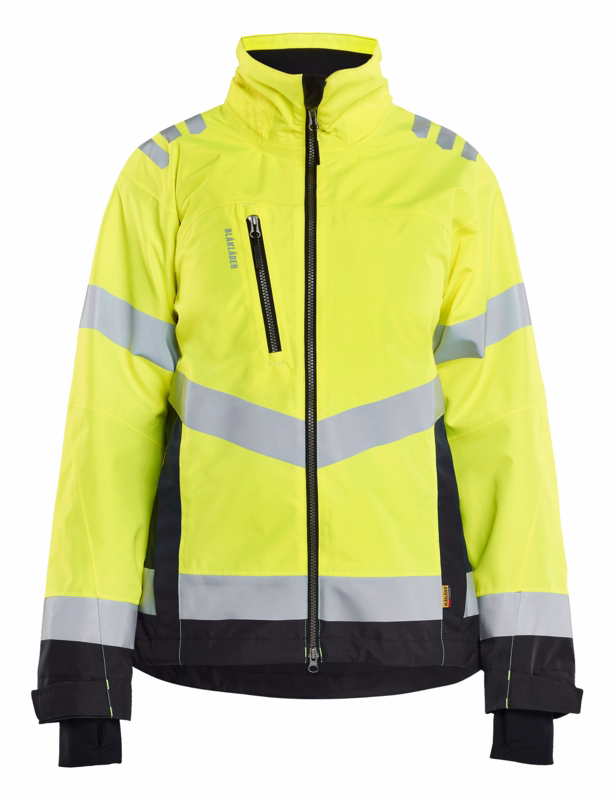 Skaljakke Dame Hi-vis 4761 Gul/Sort, str. XS