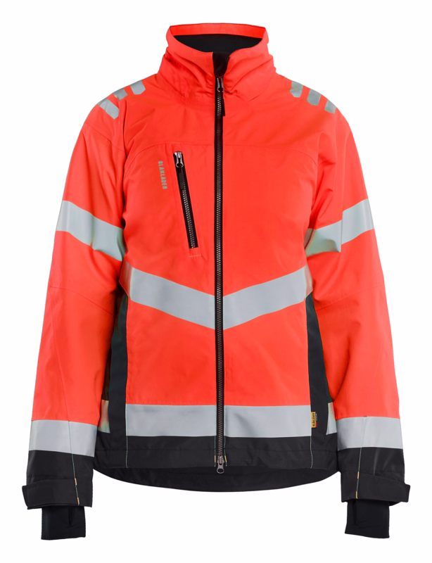 Skaljakke Dame Hi-vis 4761 Rød/Sort, str. 3XL
