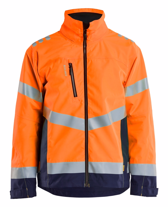 Skaljakke 4760 Hi-vis Orange/Marineblå, str. XS
