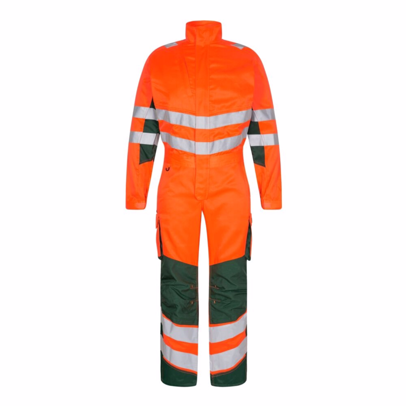 Kedeldragt Hi-vis 4545 Orange/grøn, str. 2XL