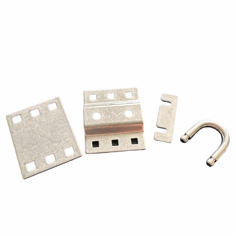 Vægbeslag for hængelås med kæde