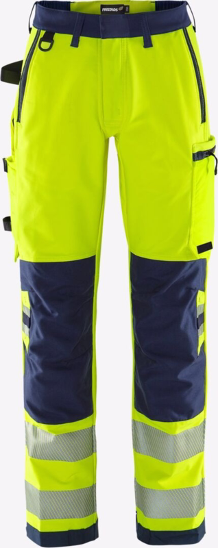 Arbejdsbuks Hi-Vis Dame 134241 gul/marine, str. 50