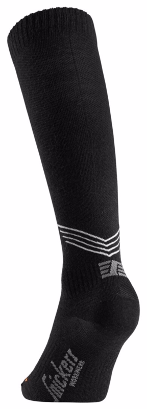 Strømper kompressions uld 9228 Sort, str. 43/45