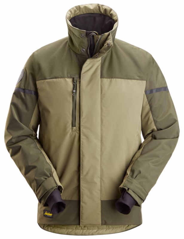 Vinterjakke 1106 Lys/mørk khaki grøn, str. S