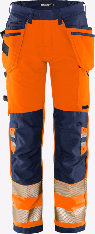 Arbejdsbuks Hi-Vis 134188 Orange/marine, str. C152