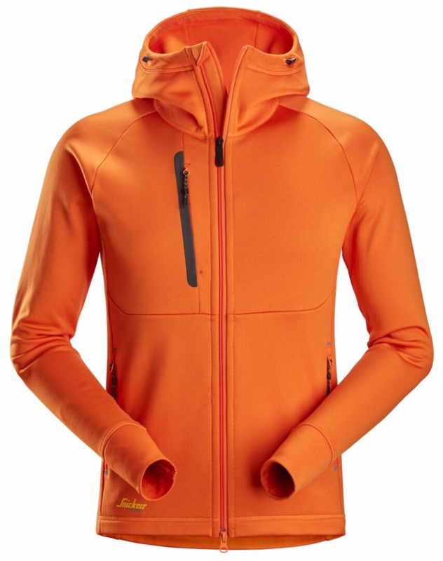 Hættetrøje 8026 Polartec® Orange, str. S
