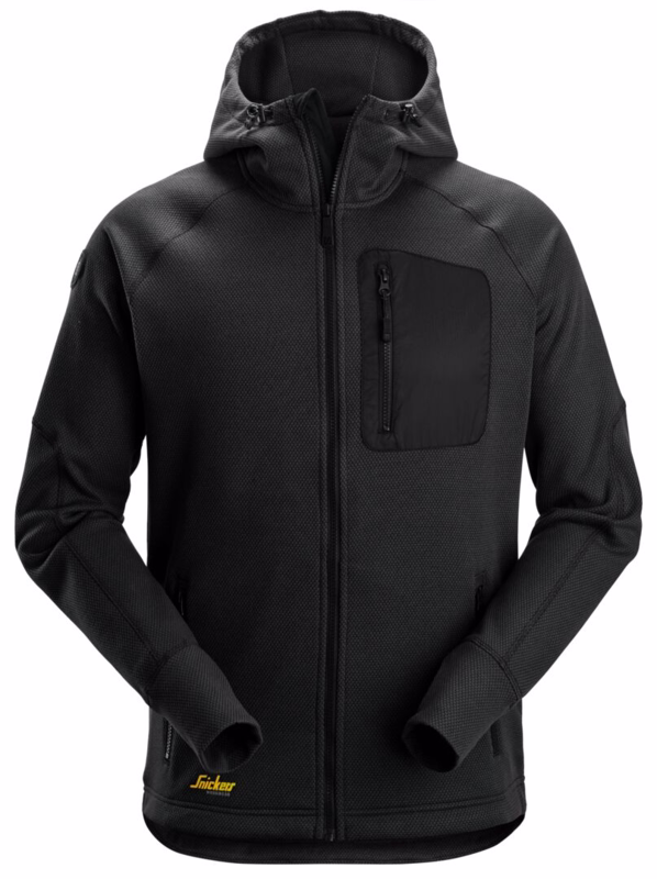 Fleecehættetrøje 8041 Polartec® Sort, str. XL