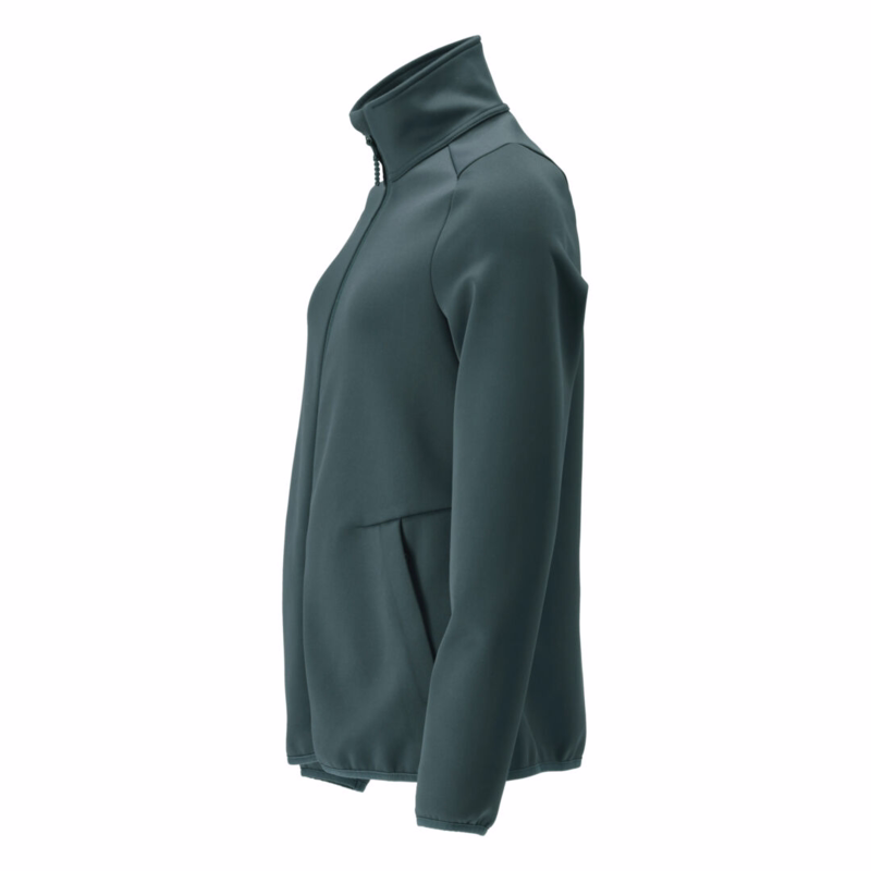 Fleecetrøje m/lyn 22553 Skovgrøn, str. 2XL
