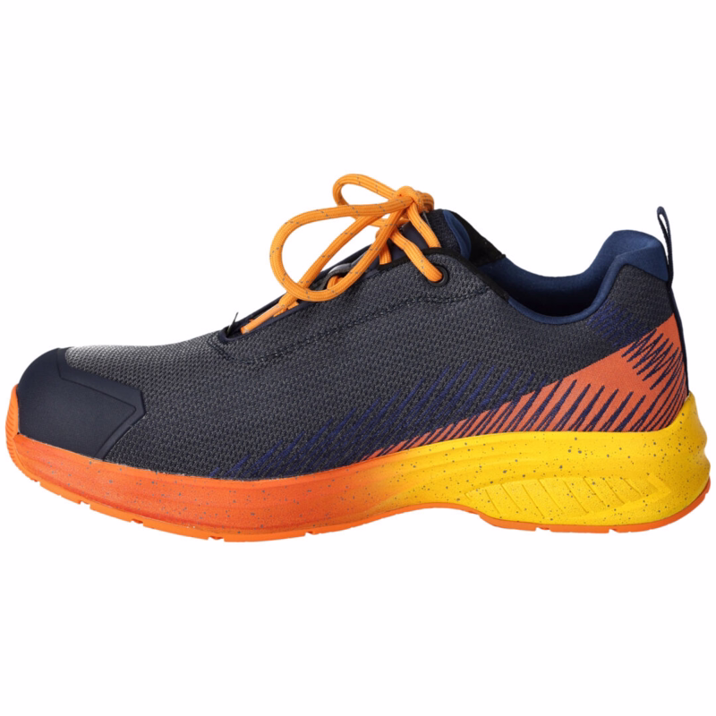 Sikkerhedssko F1600 Mørk marine/stærk orange, str. 41