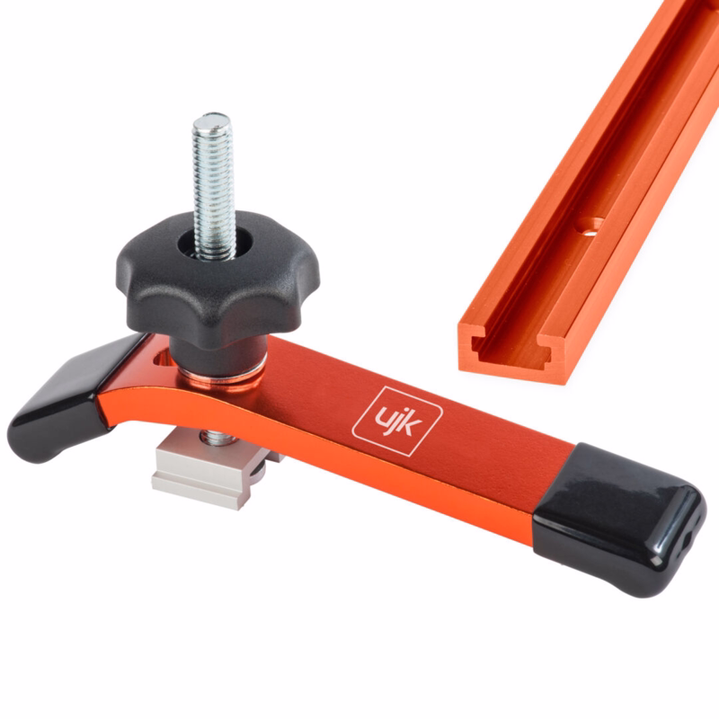 T-skinne universal 610 mm, inkl. bordspænder 75mm