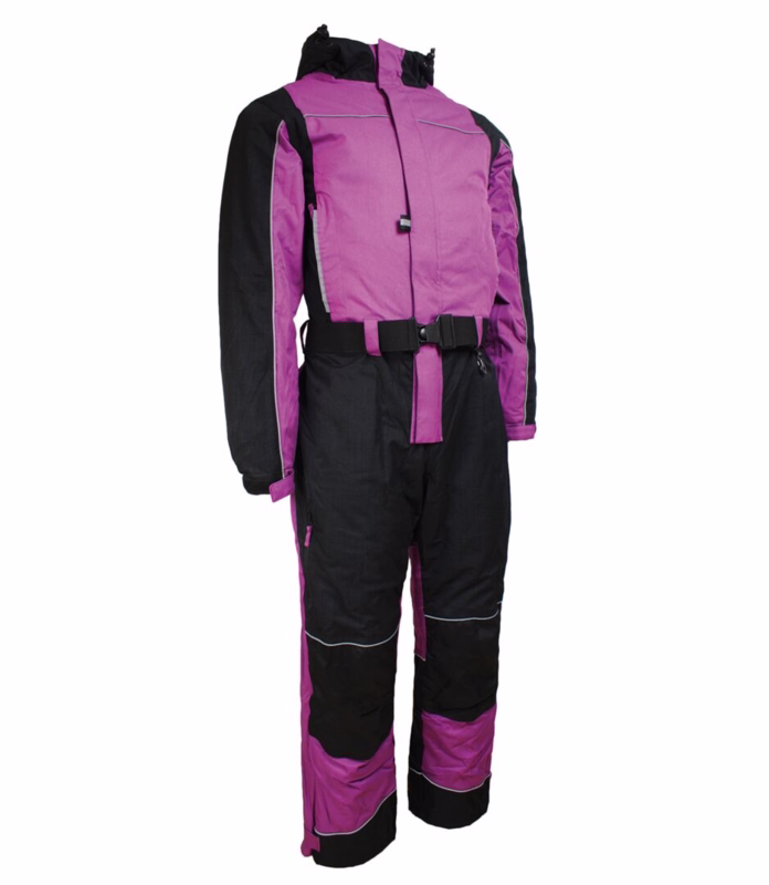 Vinterkedeldragt Dame LR3033 Lilla/sort Str. 3XL