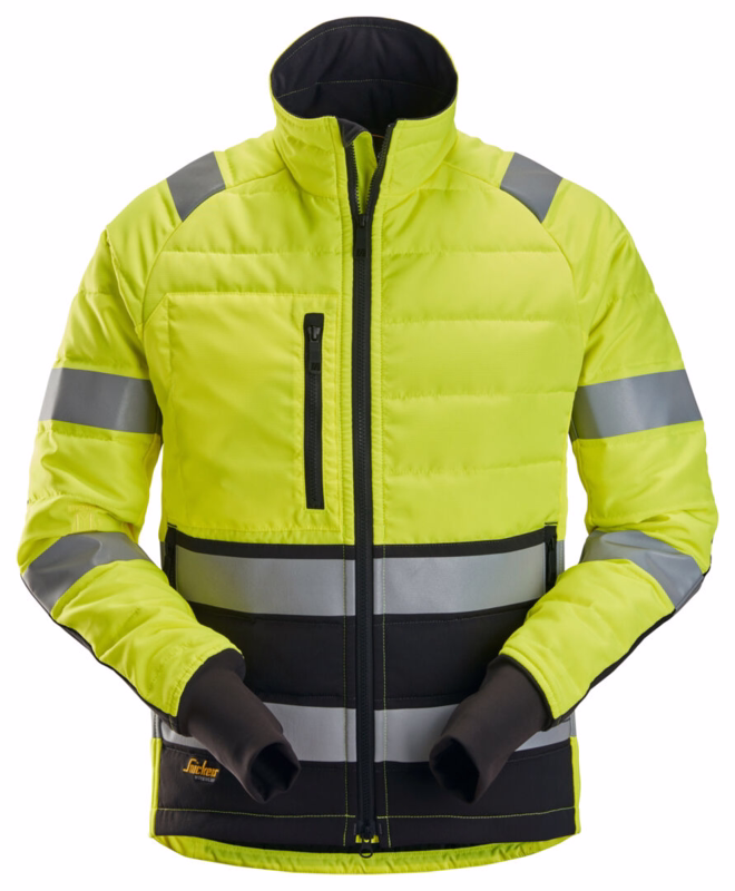 Arbejdsjakke 8134 Hi-vis gul/sort, str. M