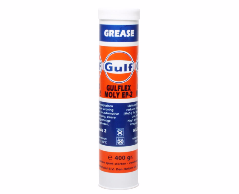 Fedtpatron Gulflex Moly EPG-2, sort