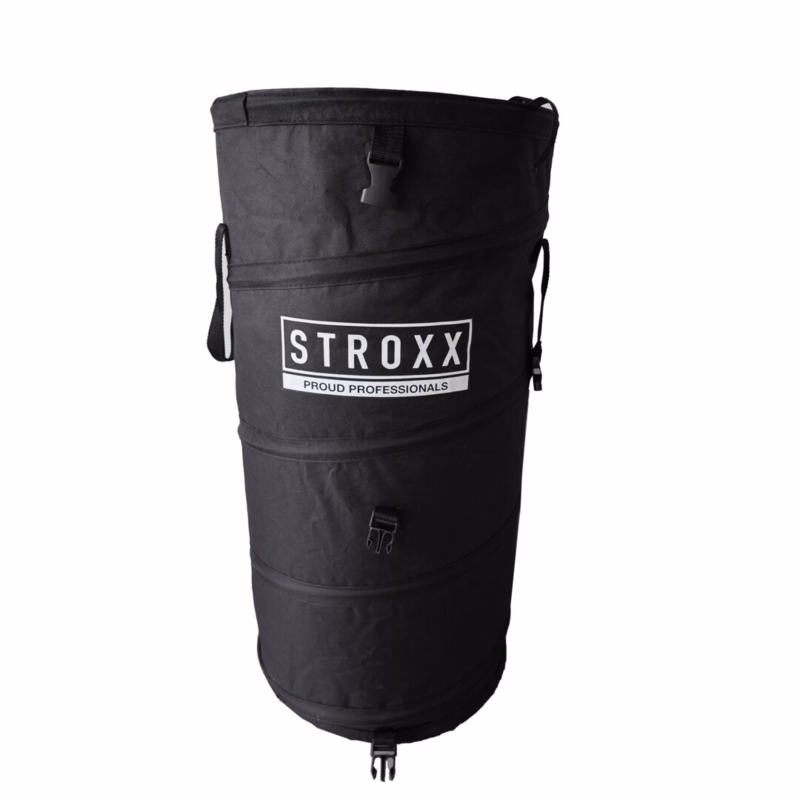 Skraldespand sammenklappelig Ø40 cm, sort