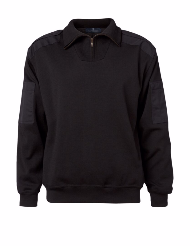 Pullover 1/4 lyn 50222 Oslo Nato Black, str. L
