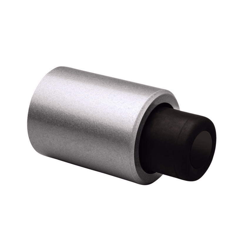 Anslagsbuffer alu sølv t/væg