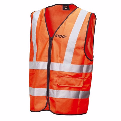 Refleksvest Hi-viz orange, str. M/L
