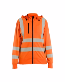 Blåkläder - Sweatshirt Dame m/aftagelig hætte Hi-vis 3574 orange