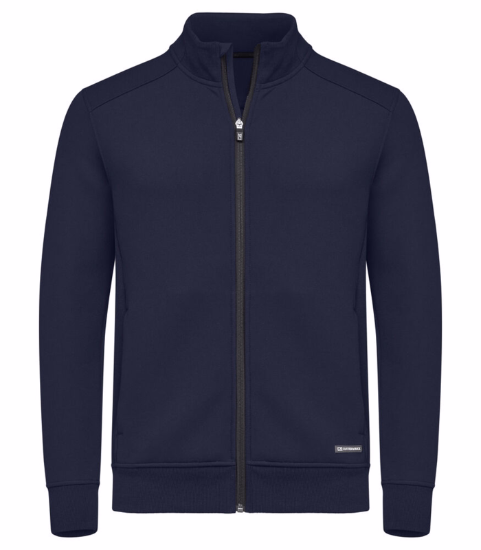 Cardigan Zip Pemberton 358426 Mørk marine, str. L